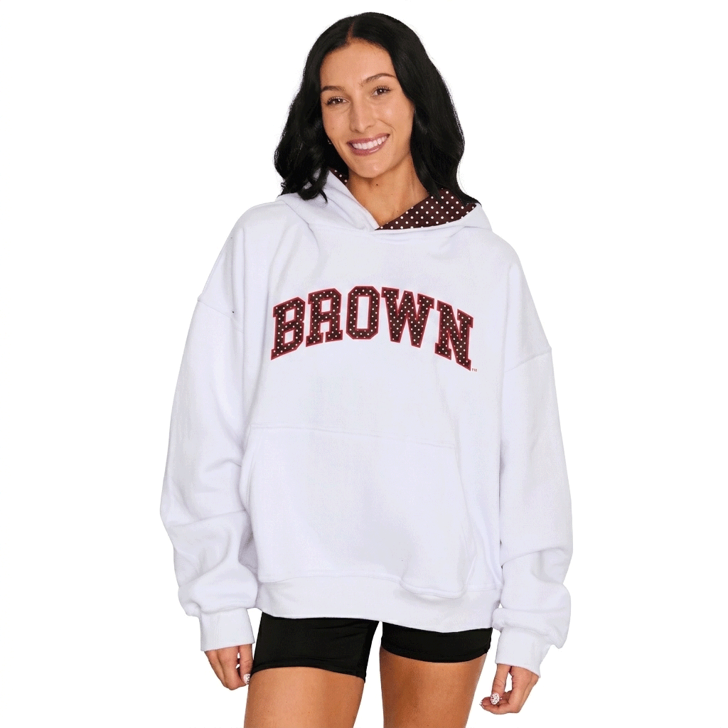Brown University Polka Dot Hoodie