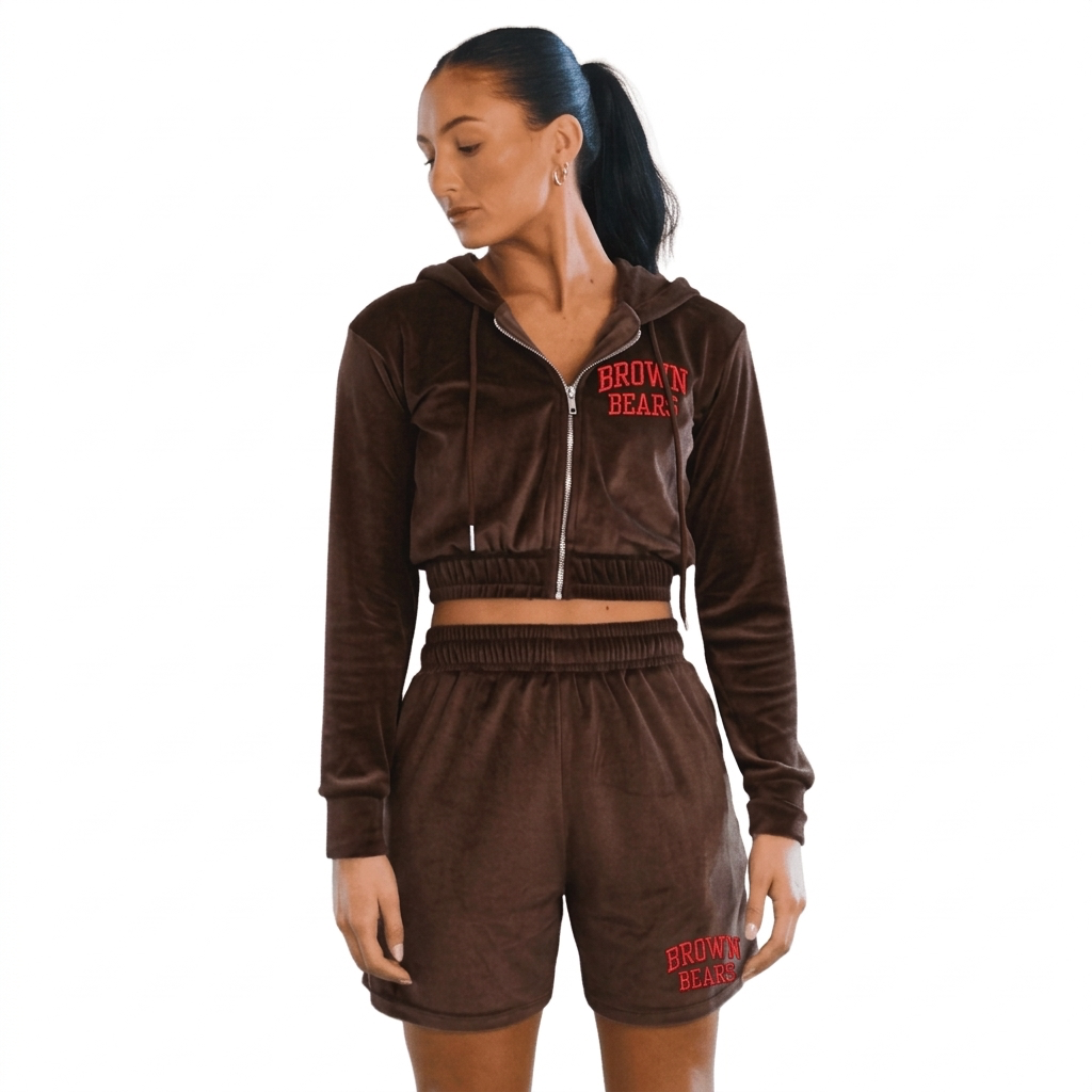 Brown University Velour Track Set