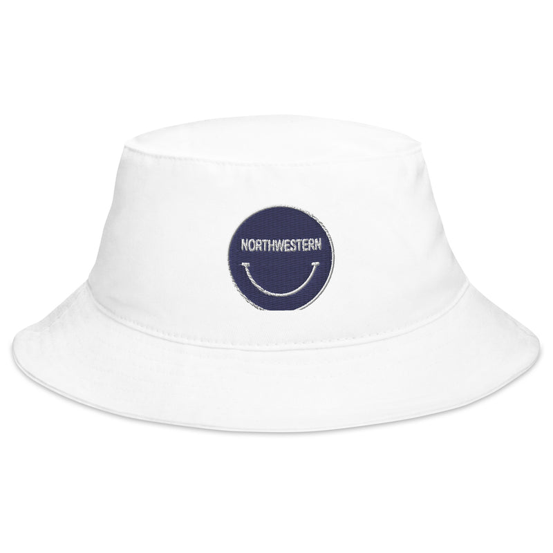 Northwestern Wildcats White Bucket Hat