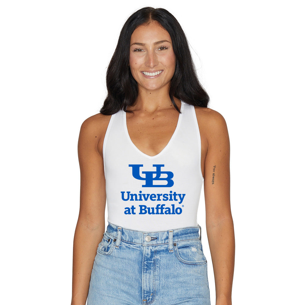 Buffalo Bulls White Bodysuit