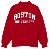 Boston University Mock Neck Sweatshirt