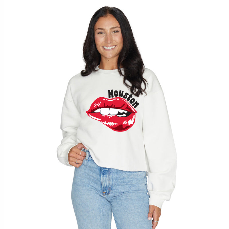 University of Houston Lips Crewneck