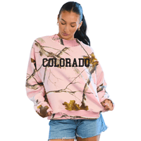 Colorado Boulder Camo Mock Neck Sweatshirt