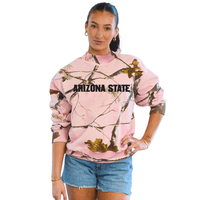 Arizona State ASU Camo Mock Neck Sweatshirt