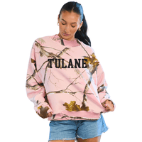 Tulane Camo Mock Neck Sweatshirt