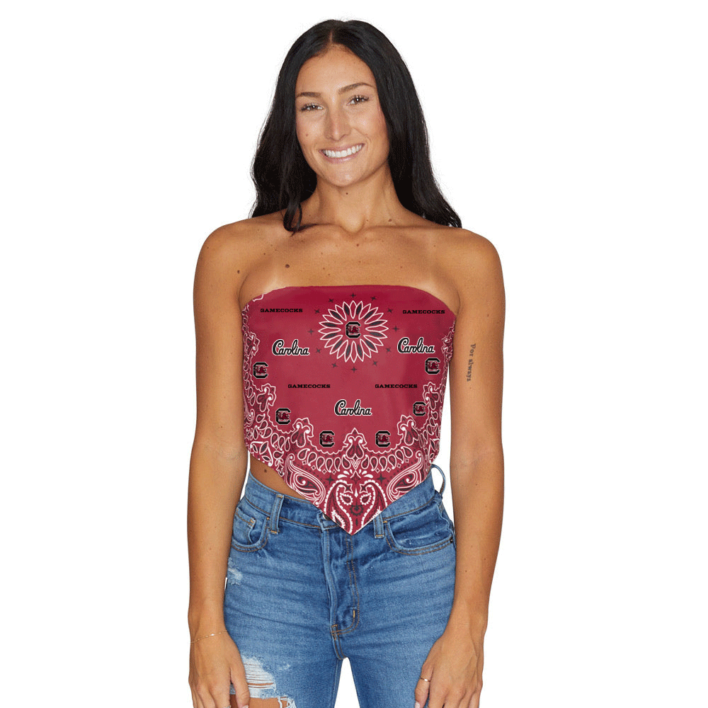 South Carolina Gamecocks Bandana Top