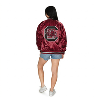 South Carolina Gamecocks Satin Letterman Bomber Jacket