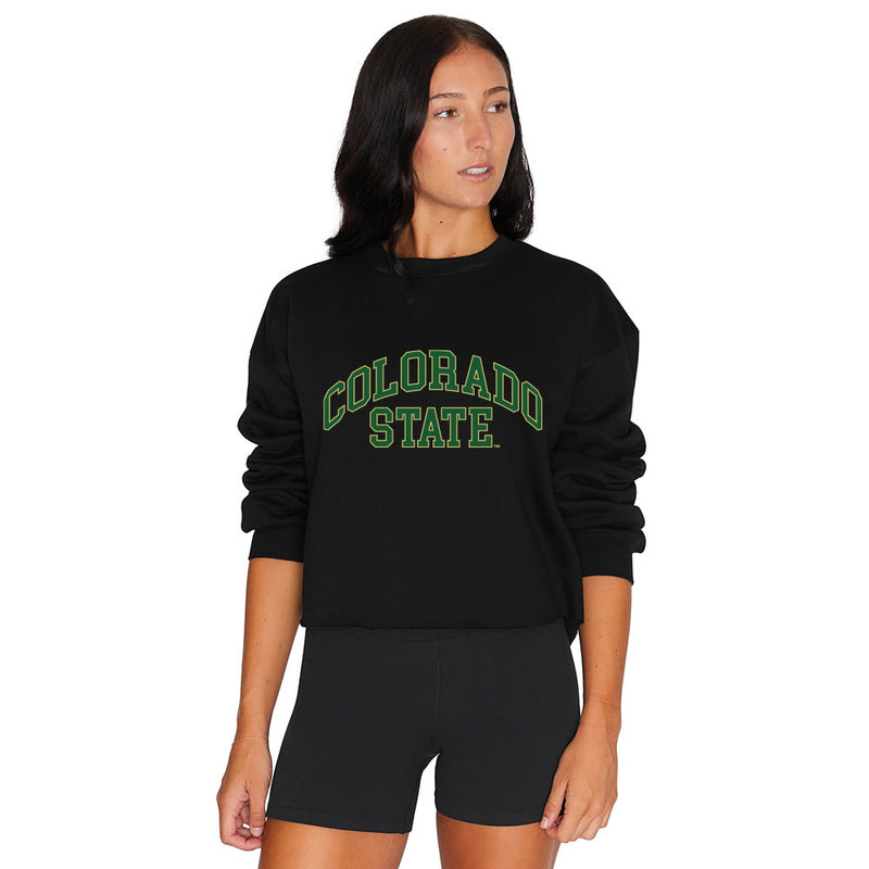 Colorado State Black Crewneck