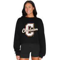 College of Charleston Black Crewneck