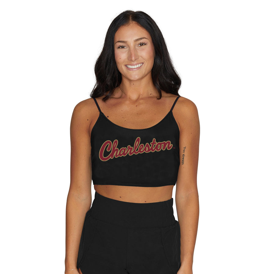 College of Charleston Black Spaghetti Tank Top – lojobands