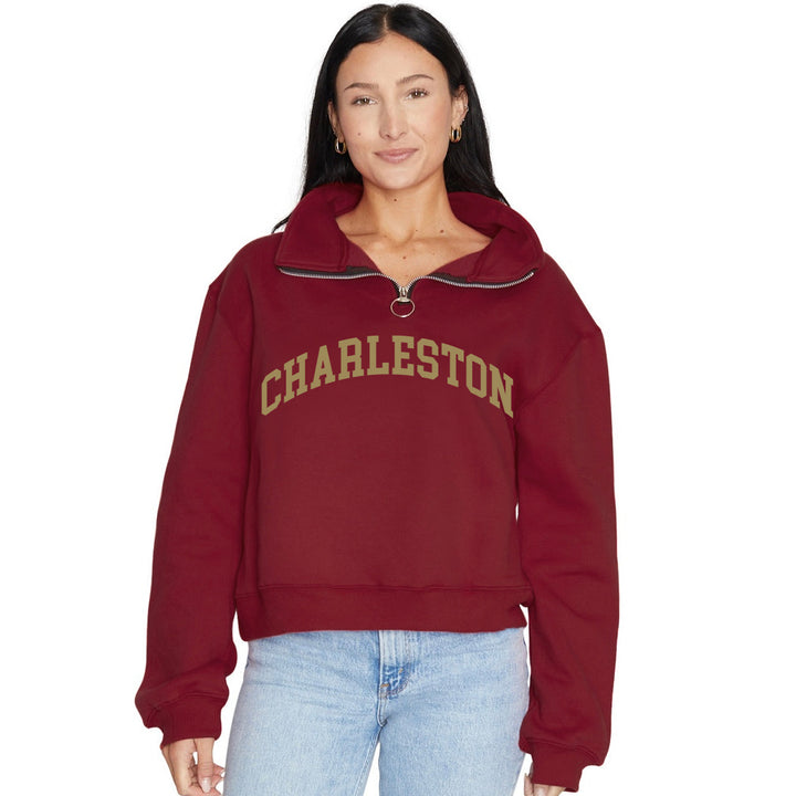 売れ筋商品|||コロシアム パーカー・スウェットシャツ アウター レディース Men's Maroon Charleston Cougars Arch Over Logo Pullover Sweatshirt Maroon Men's Colosseum Maroon Charleston Cougars Arch Over Logo
