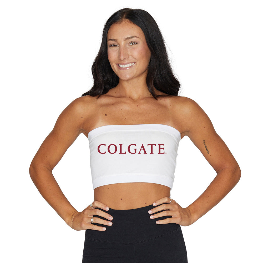 Colgate White Bandeau Top