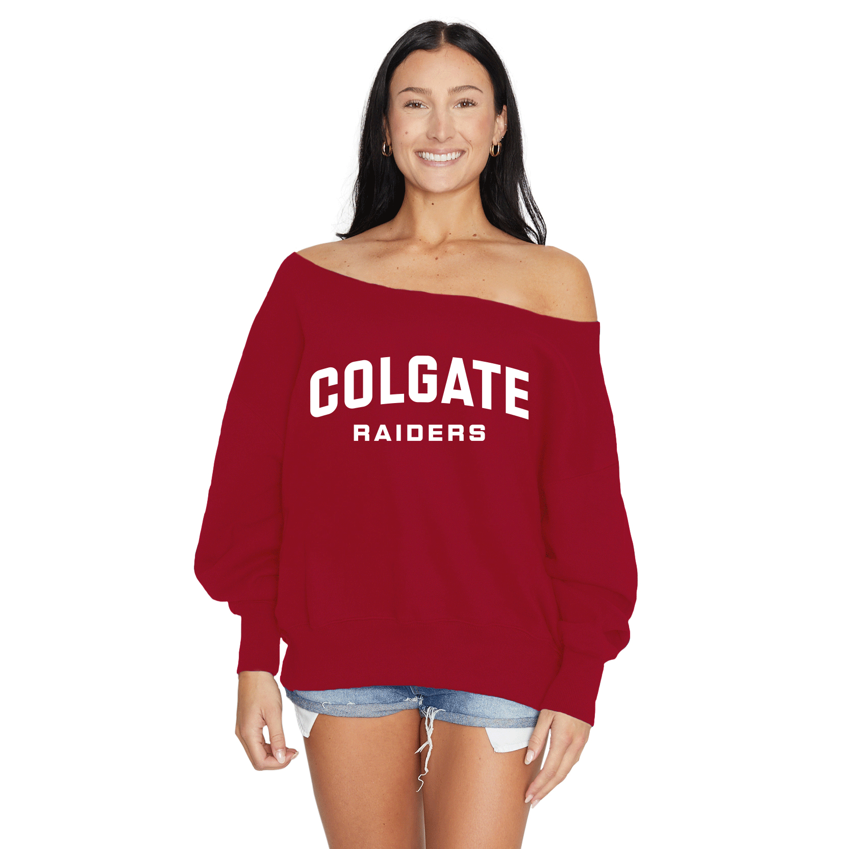 Colgate Off the Shoulder Sweatshirt