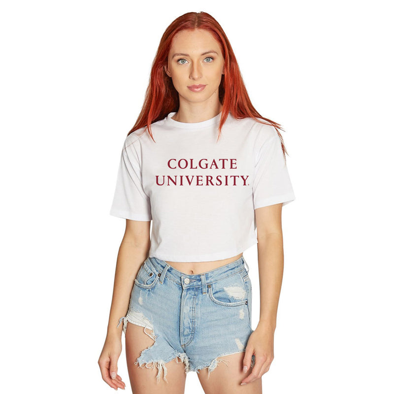 Colgate University Cropped Tee