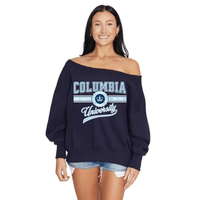 Columbia University Off the Shoulder Sweatshirt
