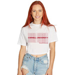 Cornell Repeat Cropped Tee
