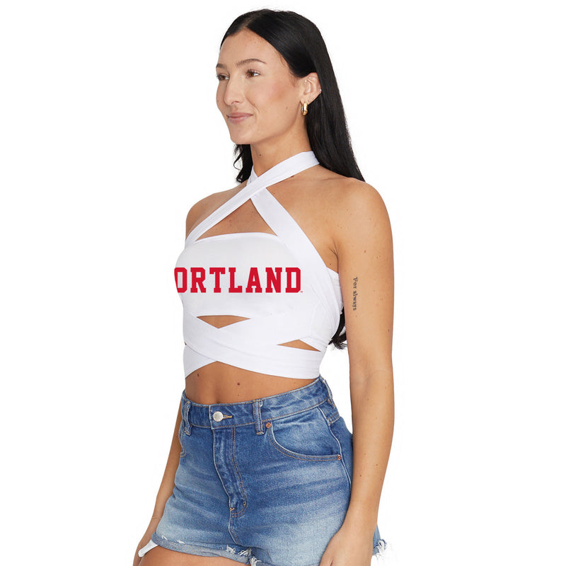 Cortland White Multi Way Bandeau