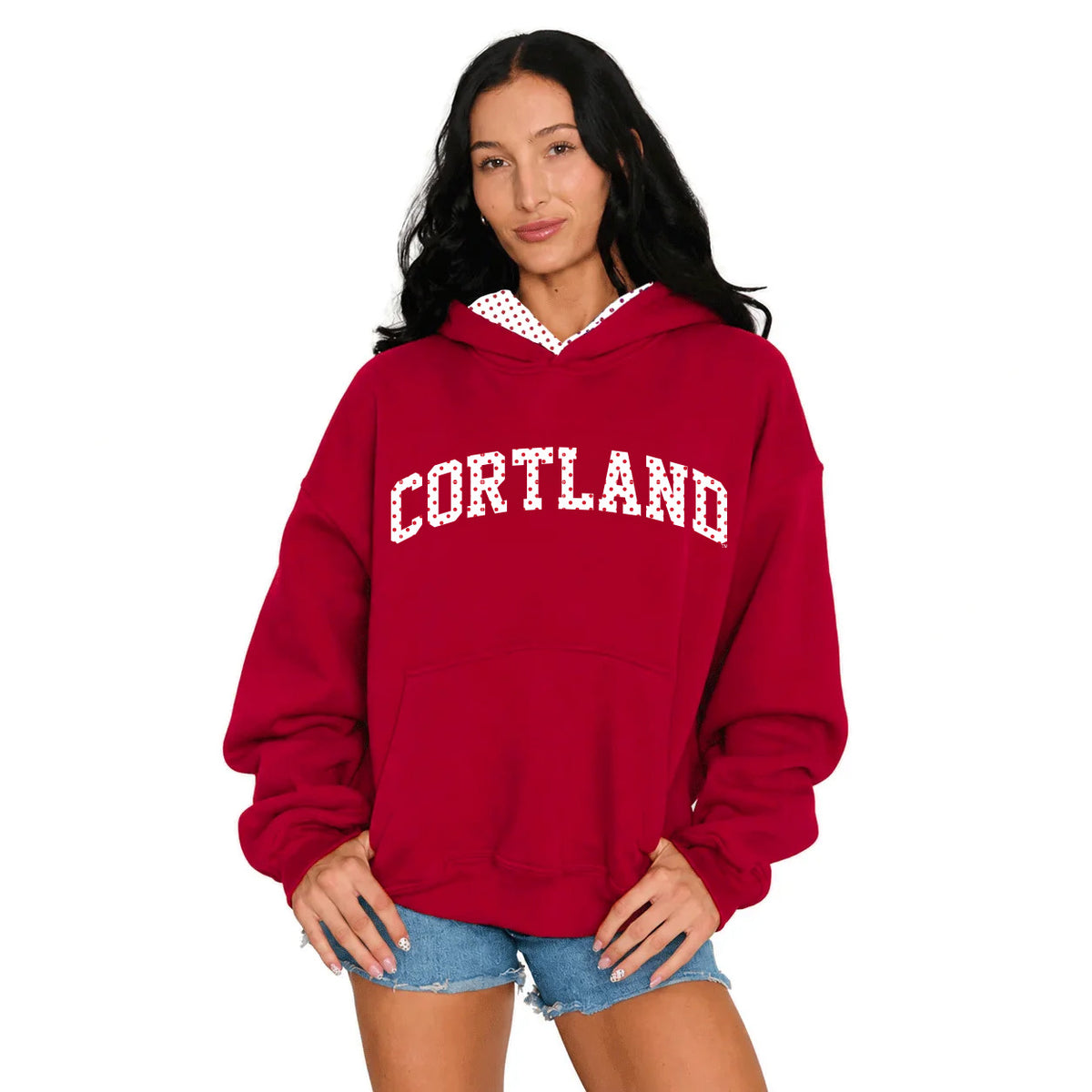 Cortland Polka Dot Hoodie