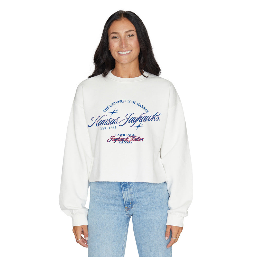 University Of Kansas Jayhawks Long Sleeve T-Shirt – Est. 1865 – Sublimated Graphic Tee