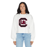 South Carolina Gamecocks White Crewneck