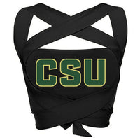 Colorado State Black Multi Way Bandeau Top