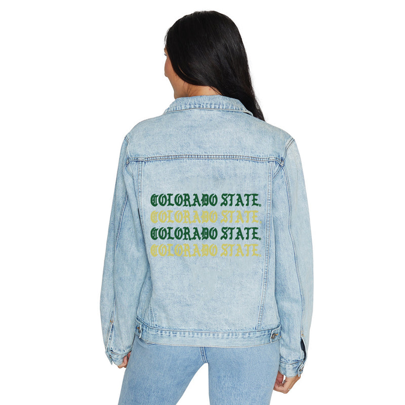 Colorado State Gothic Denim Jacket