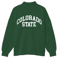 Colorado State Mock Neck Sweatshirt