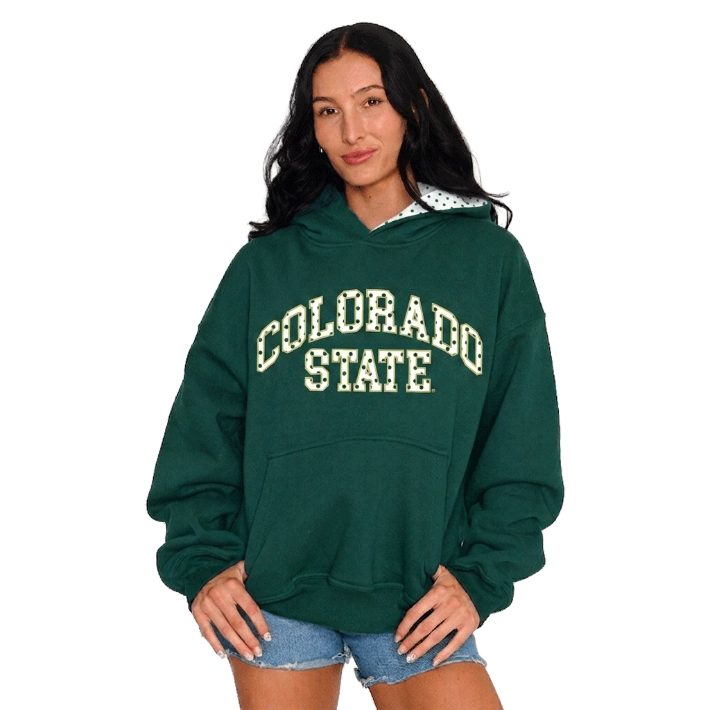 Colorado State Polka Dot Hoodie