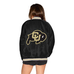 Colorado Boulder Satin Letterman Bomber Jacket