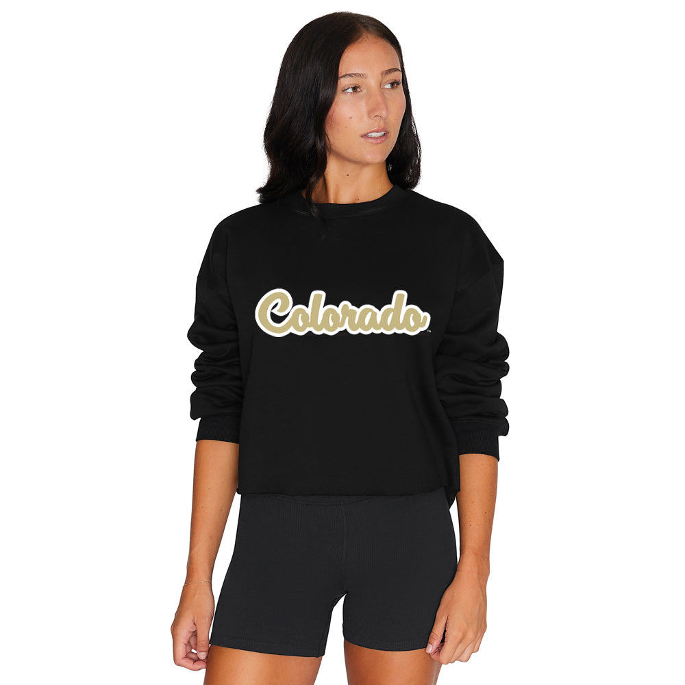 Colorado Boulder Cursive Crewneck