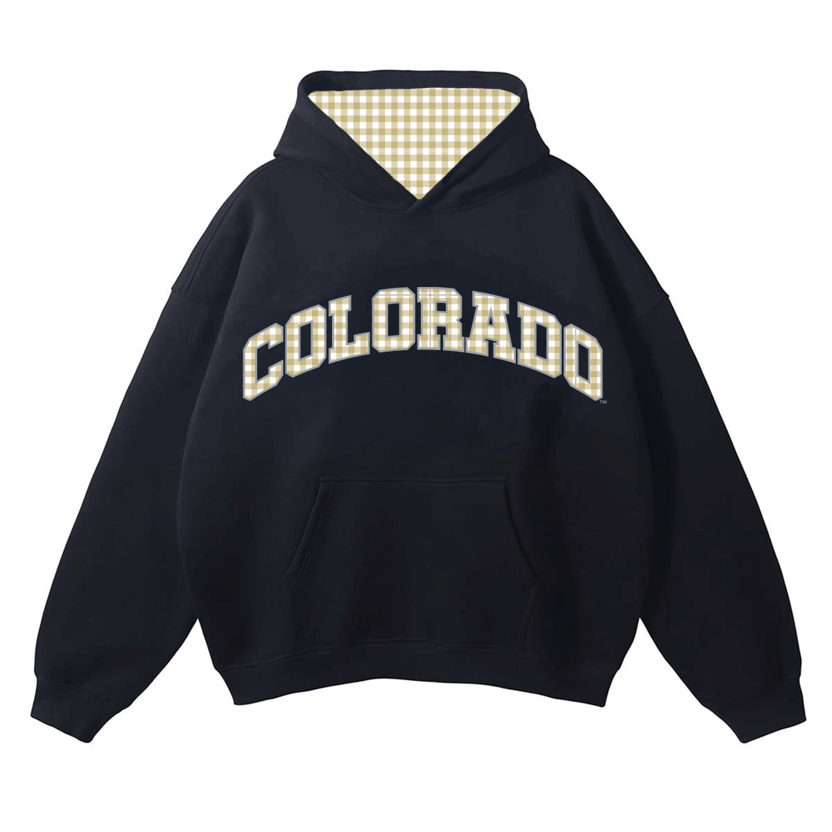 Colorado Boulder Gingham Hoodie