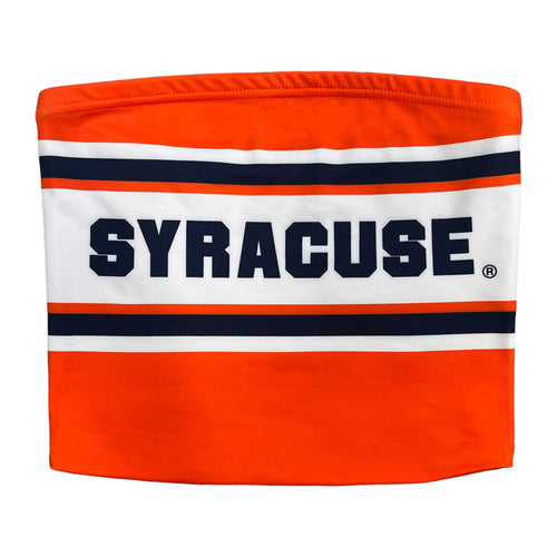 Syracuse Orange Horizontal Stripe Tube Top