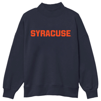 Syracuse Mock Neck Sweatshirt