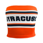 Syracuse Orange Horizontal Stripe Tube Top
