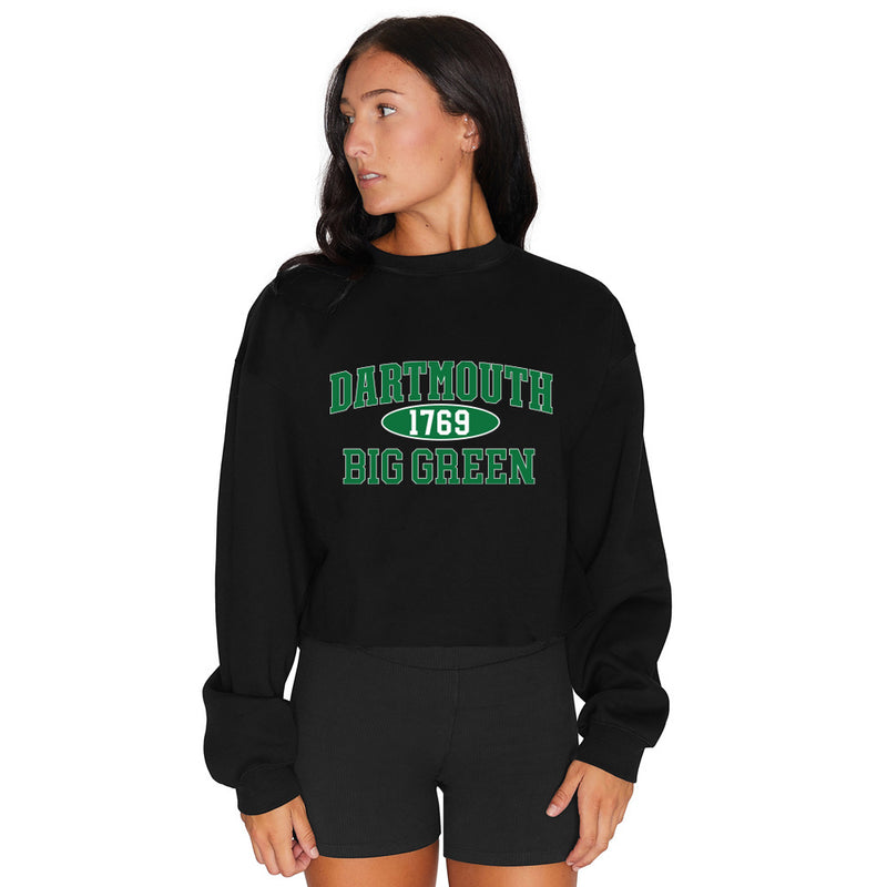 Dartmouth College Black Crewneck