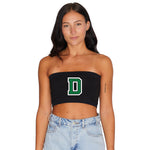 Dartmouth College Black Bandeau Top