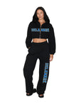 Delaware Cinched Zip Up Hoodie
