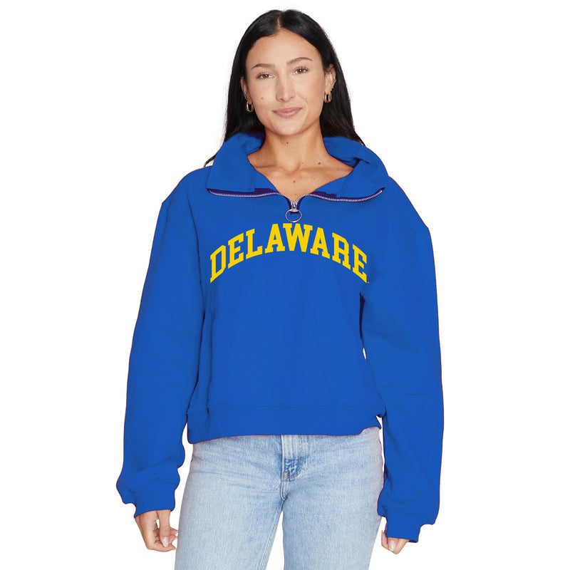 Delaware Blue Hens Quarter Zip Sweatshirt