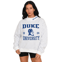 Duke Polka Dot Mock Neck Sweatshirt