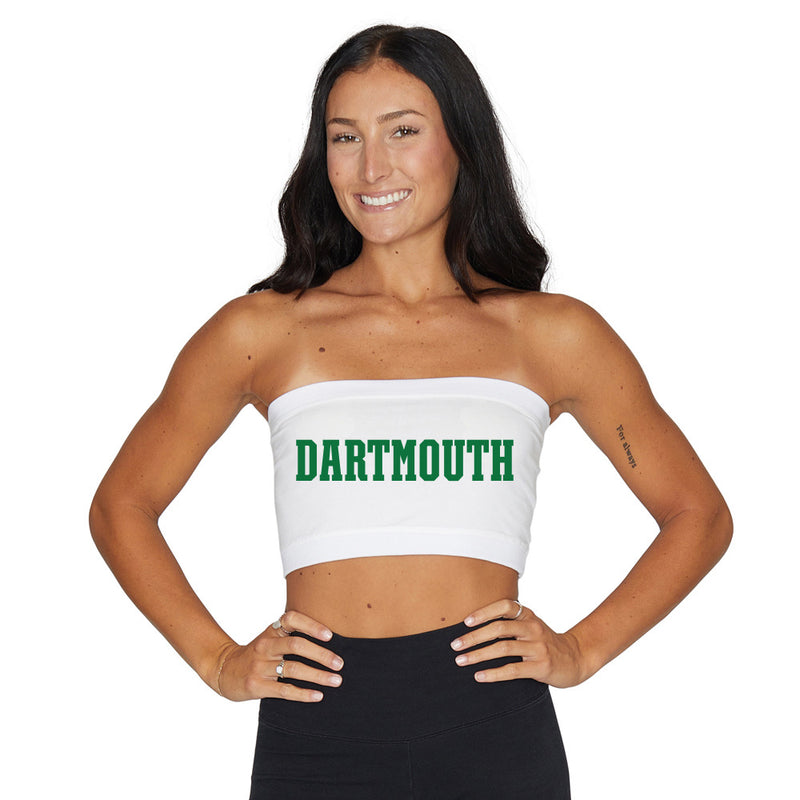 Dartmouth College White Bandeau Top