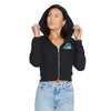 Delaware Blue Hens Waffle Knit Zip Up Hoodie