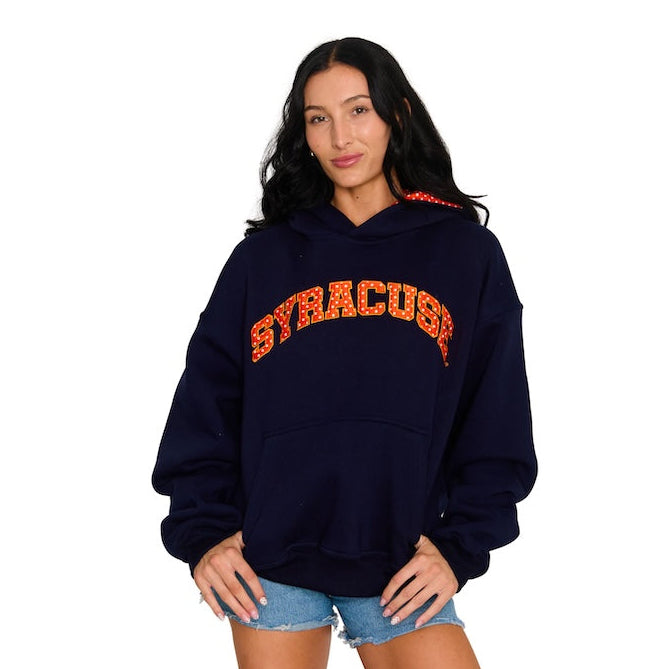 Syracuse Polka Dot Hoodie