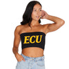 ECU Pirates Black Bandeau Top