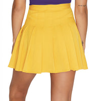 ECU Pirates Yellow Tennis Skirt