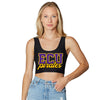 ECU Pirates Black Crop Tank Top