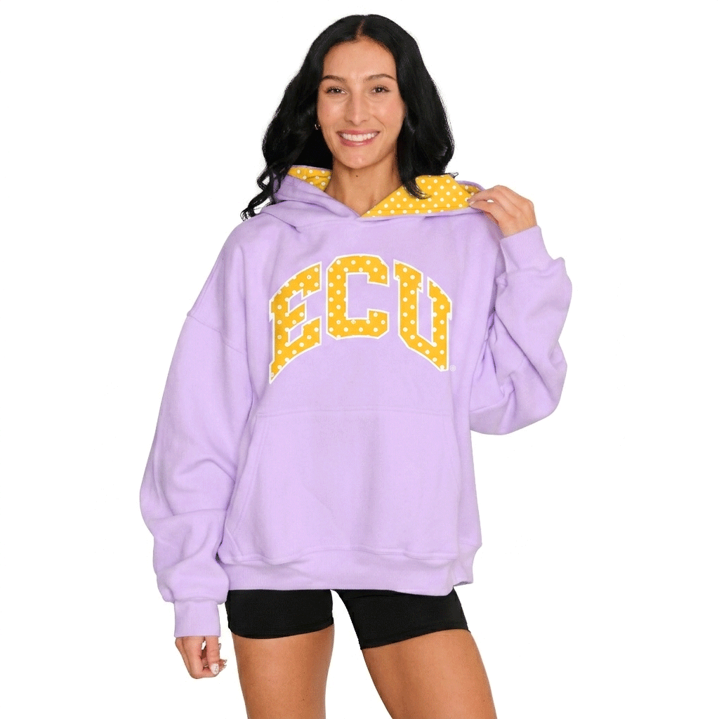 ECU Pirates Polka Dot Hoodie