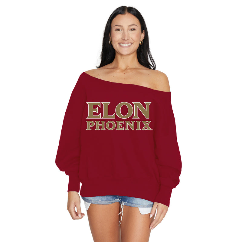 Elon Off the Shoulder Sweatshirt