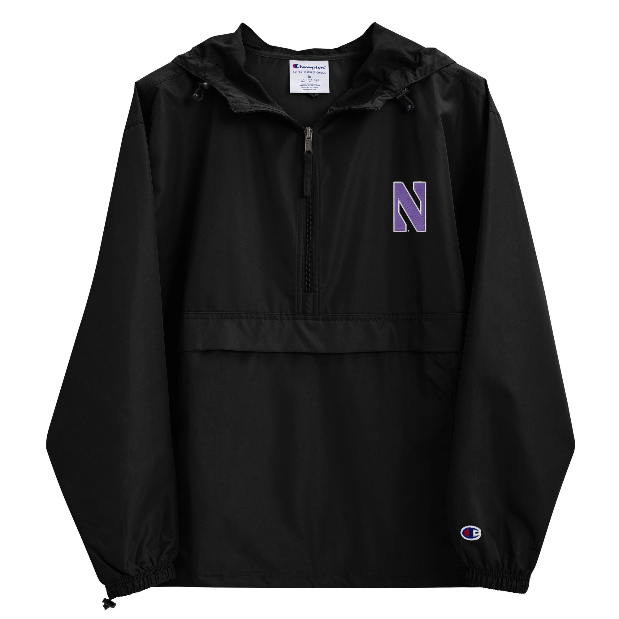 Northwestern Wildcats Embroidered Windbreaker Jacket