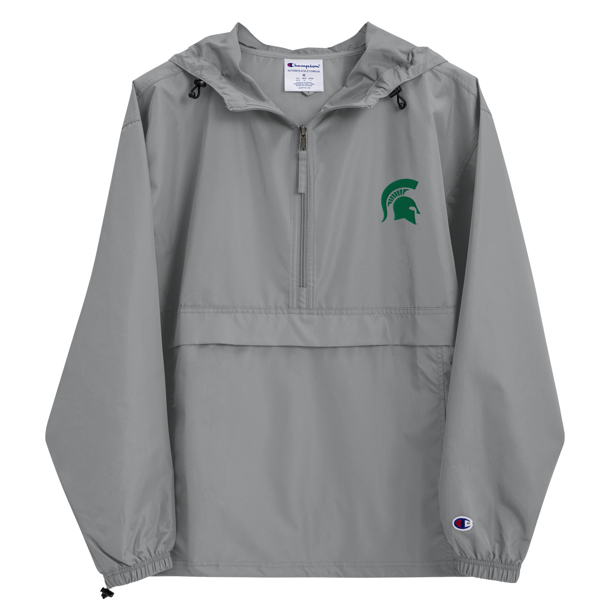 Michigan State Embroidered Windbreaker Jacket