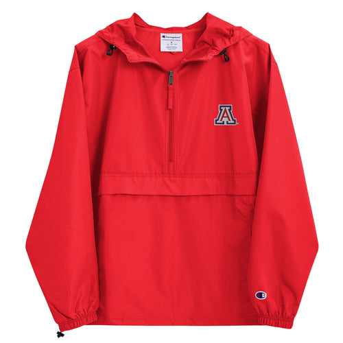 University of Arizona Half Zip Windbreaker Jacket